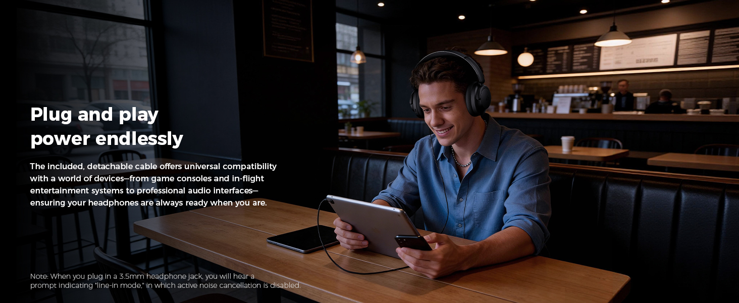 3.5mm Audio Jack Wired Connection