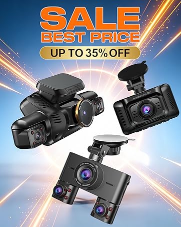 hupejos 360° 4K dash cam