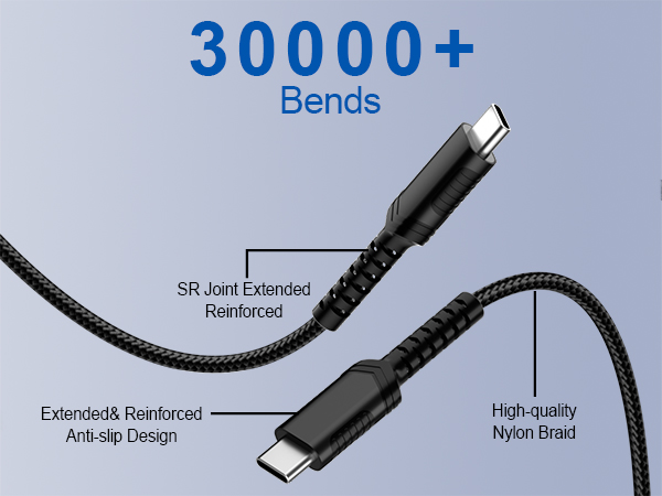 usb c to usb c cable 6ft black phone charger usb c 100w