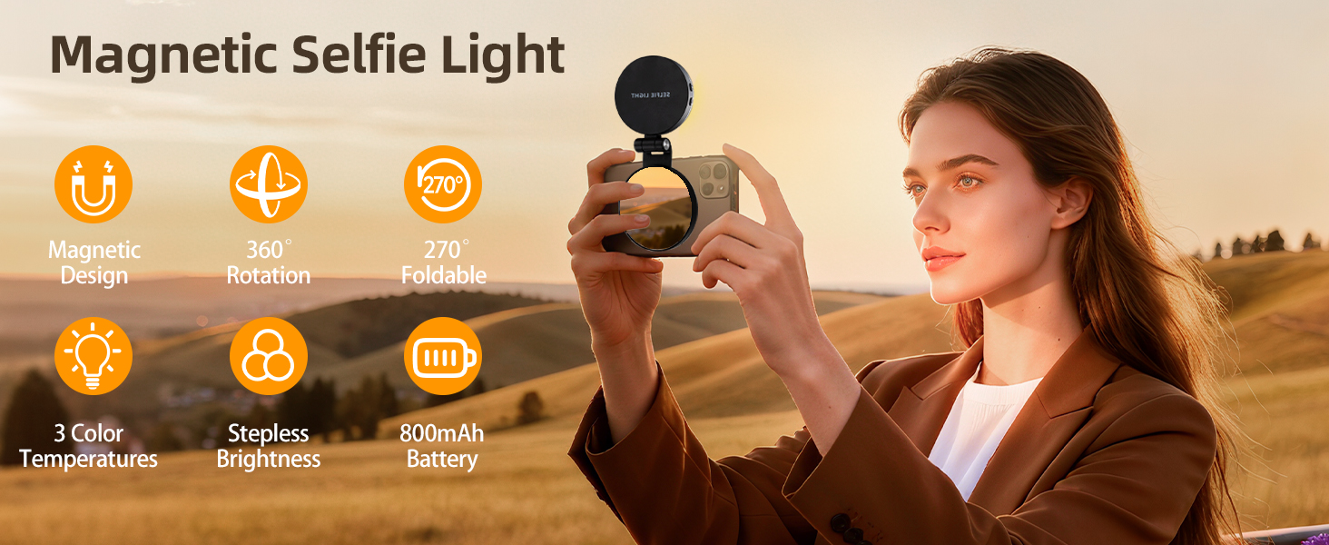 magnetic selfie light