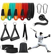 Davllin Baseball Resistance Trainer,Training Aid for Baseball Softball Pitchers,Interchangeable G...