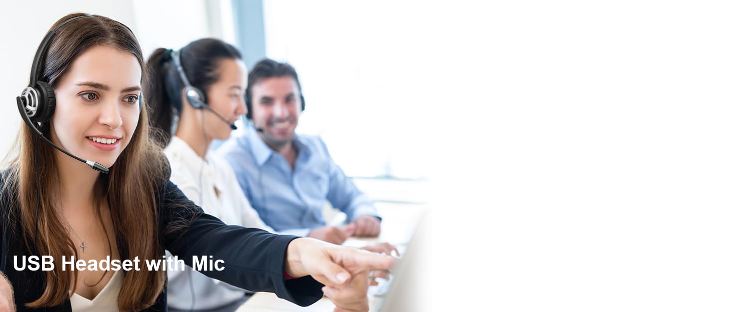 usb headset with mic for pc