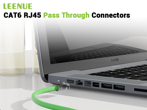 LEENUE Dustproof RJ45 CAT6 Coupler Female to Female supports signaling speeds up to 1Gbps 