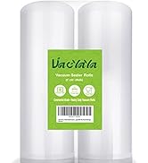VacYaYa 2 Pack 8x50 (Total 100 feet) Vacuum Sealer Bags Rolls with BPA Free and Heavy Duty,Commer...