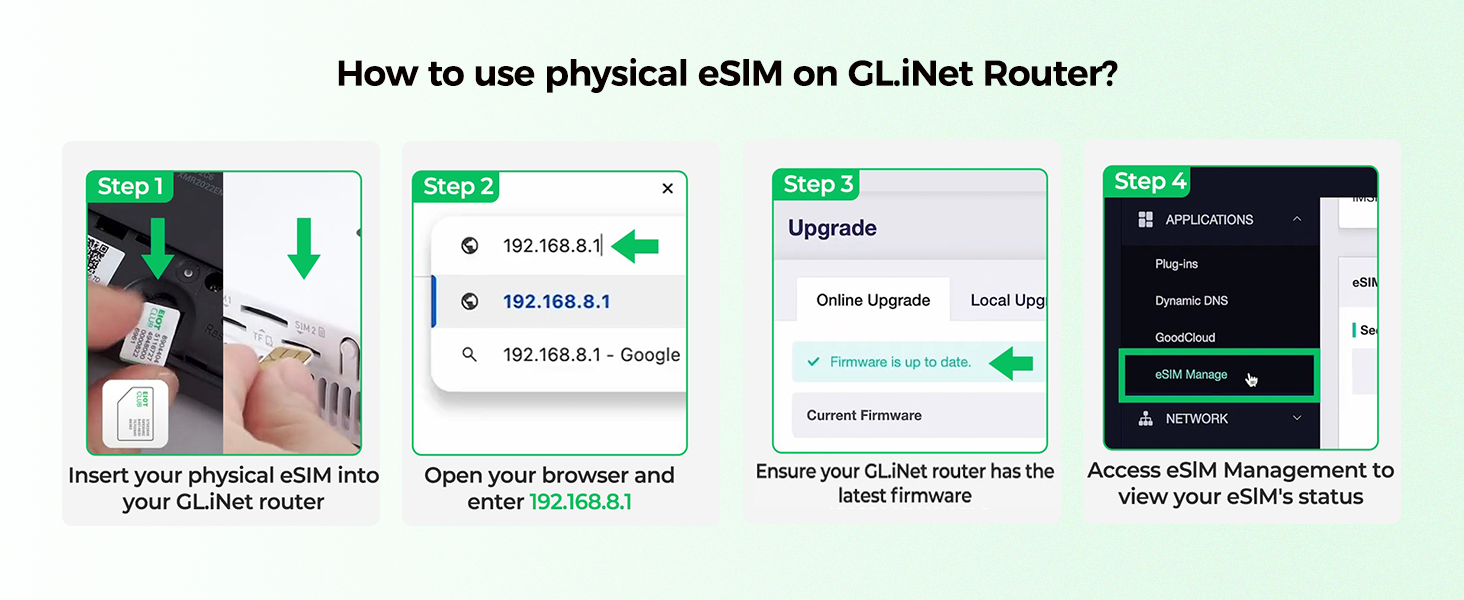 How to use EIOTCLUB eSIM card on router