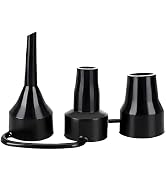 3 Size Air Pump Nozzles, Plastic Replacement Nozzles for Inflatable Mattress Pool Bounce Houses, ...