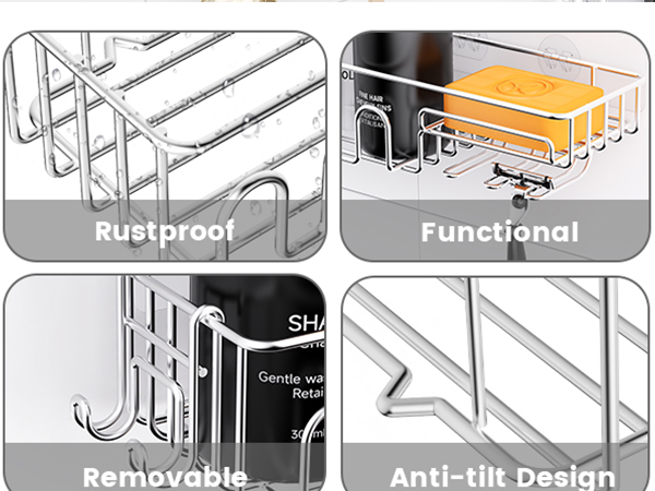 key features of shower caddy