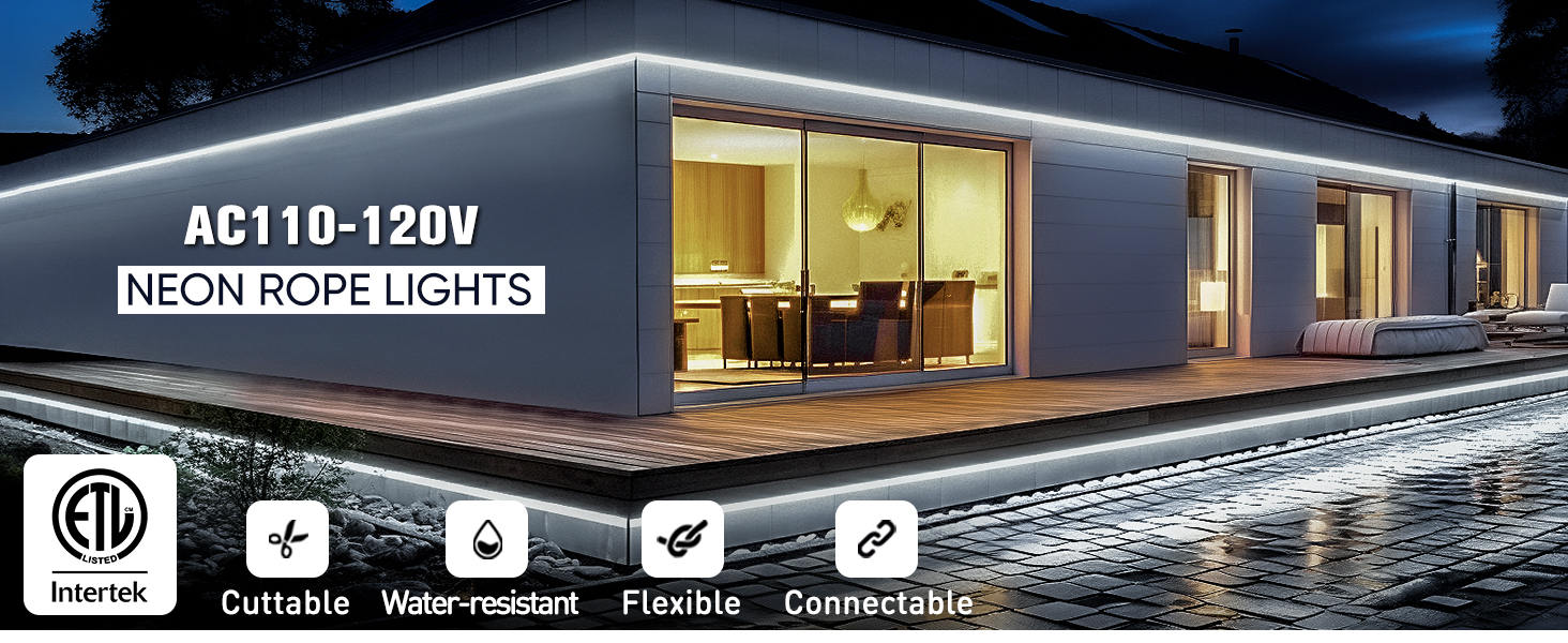 exterior led strip lights waterproof