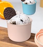 Ice Cream Containers with Silicone Lids