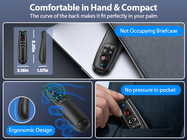 wireless presenter remote clicker for powerpoint presentation