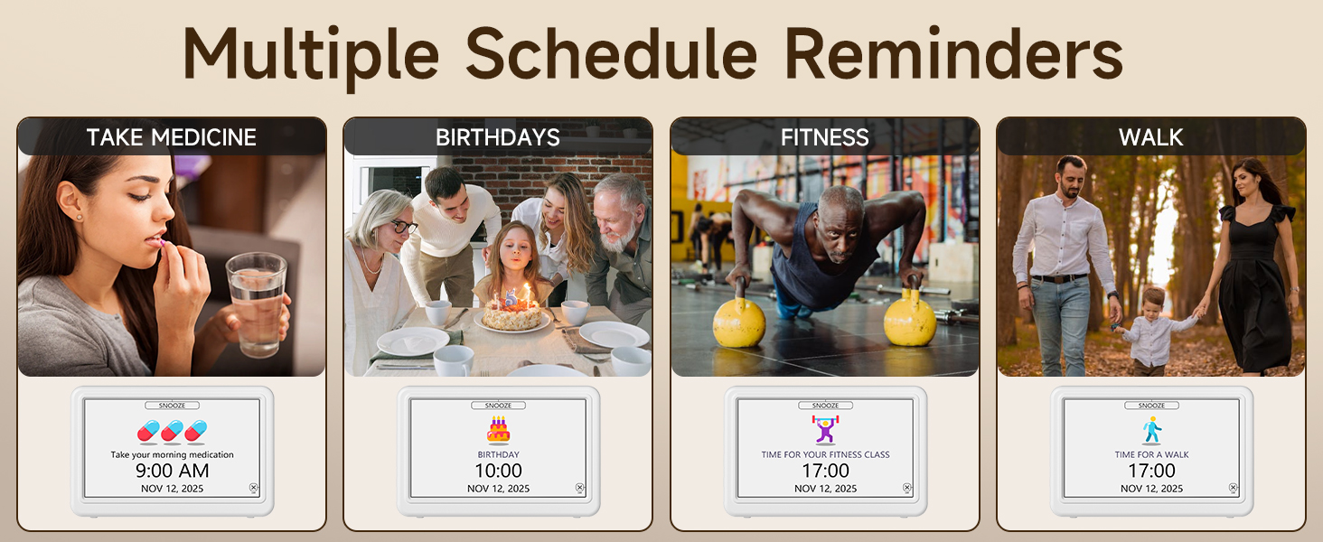 digital clock with date