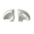 End cap with hole and deaf