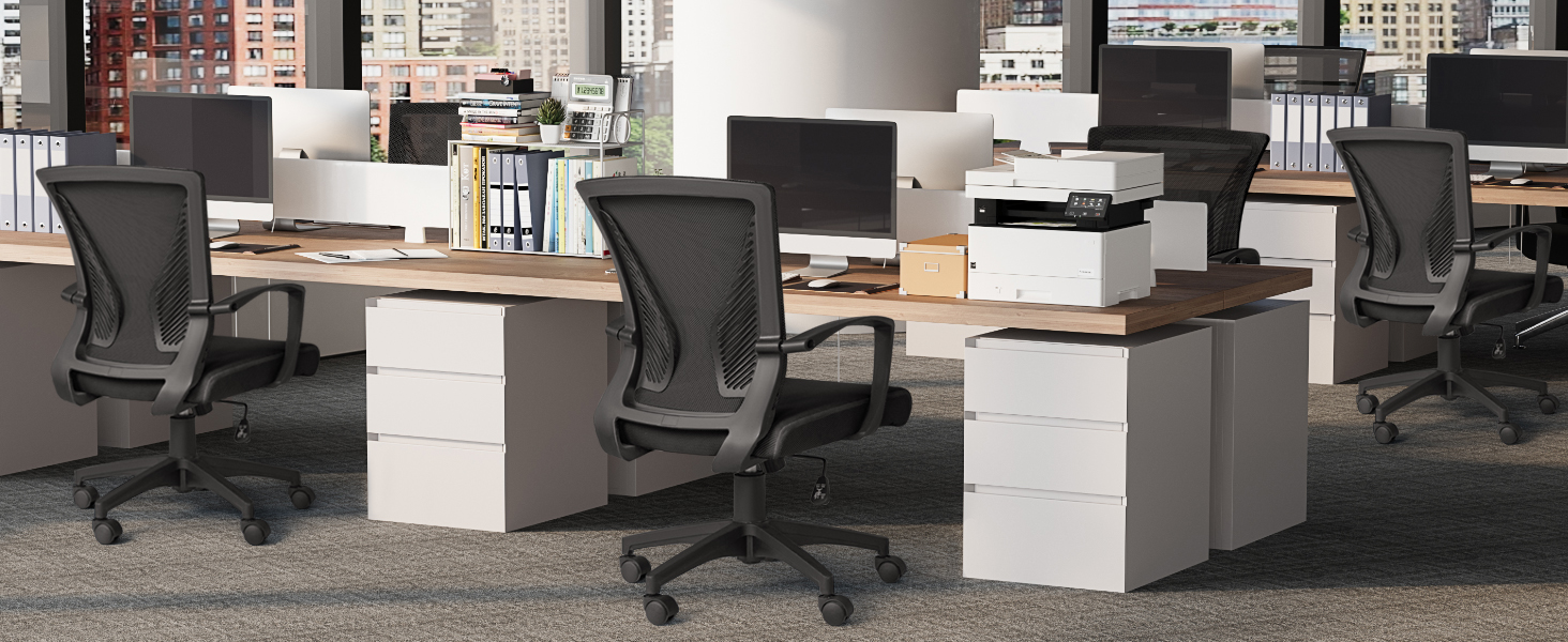 mesh office chair with armrest
