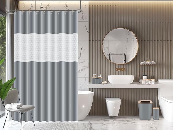 grey bathroom accessories