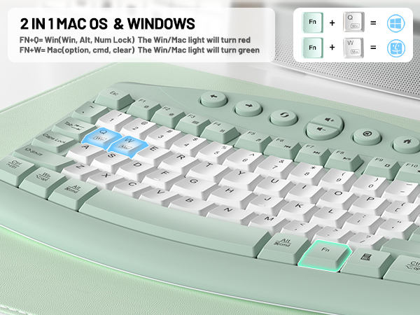 ergonomic keyboard and mouse wireless 7