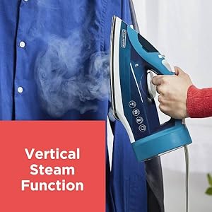 Iron with Vertical Steam function