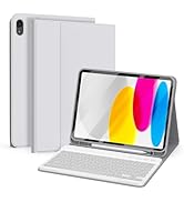 besky for iPad 10th Generation Case with Keyboard (10.9",2022) &amp; iPad 11th (A16,2025) (Only Compa...