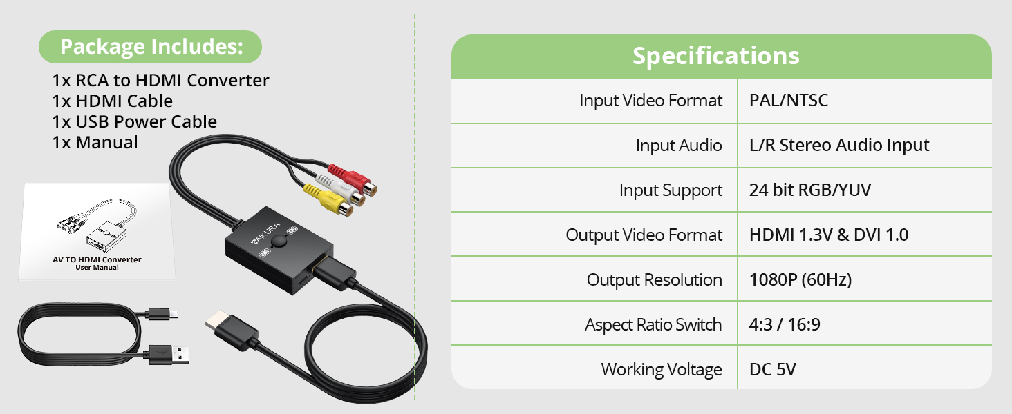 RCA TO HDMI 