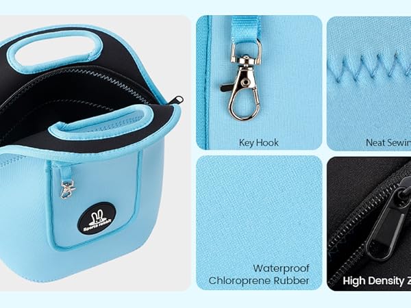 reusable lunch sealed bag zipper lunch bag zipper insulated lunch bag