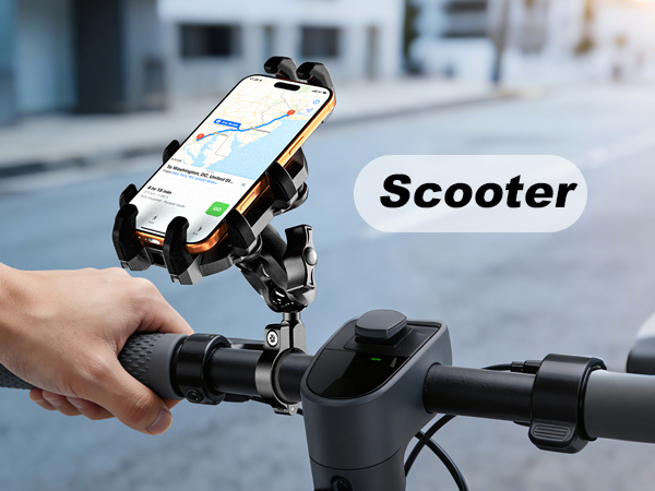 Anti-Shake Scooter Phone Mount