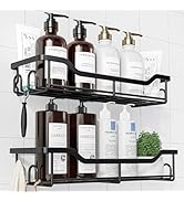Kitsure Shower Caddy Large - Adhesive Shower Organizer, Stainless Steel Shelf for Inside Shower, ...