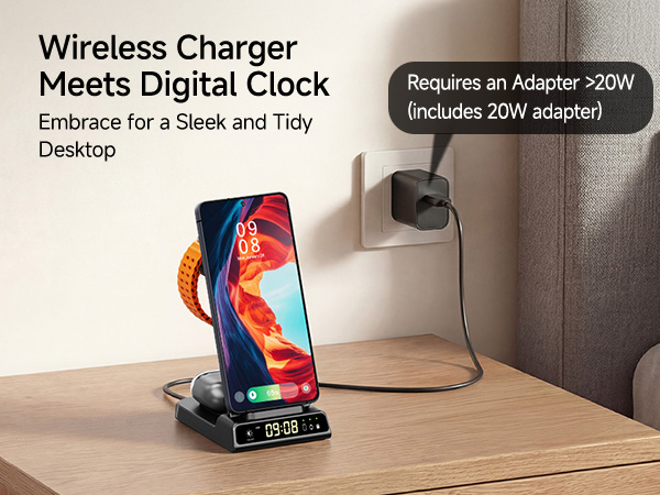 3 in 1 Charging station for samsung
