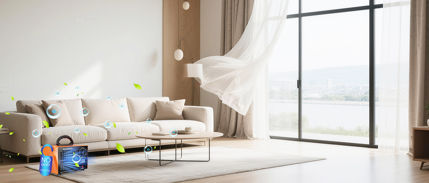 Interior views of an empty modern space with large windows, wooden flooring, and natural lighting.