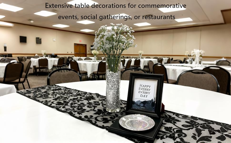 White Baby Breath Artificial Flowers – Elegant Table Decor for Events &amp;amp; Restaurants