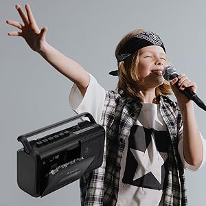 Portable Cassette Player Boombox 