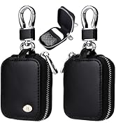 Ephoou Earphone Case for AirPods 4/3/ 2/1/ AirPods Pro 3 with Carabiner, PU Leather Pouch Bag wit...