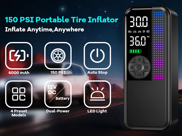 cordless air pump for car