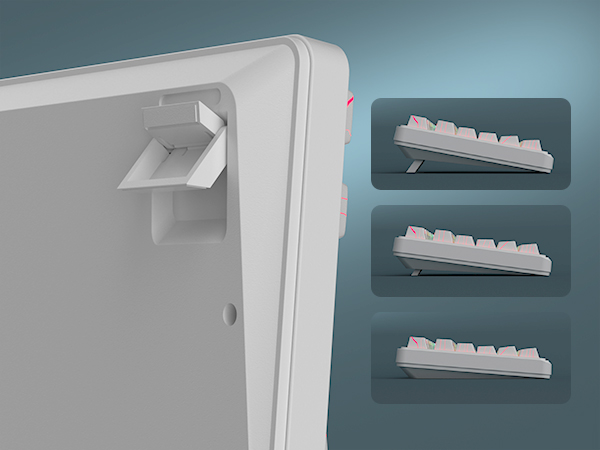 Two-Step Keyboard Feet