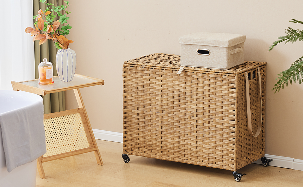 Laundry Hamper with Wheels