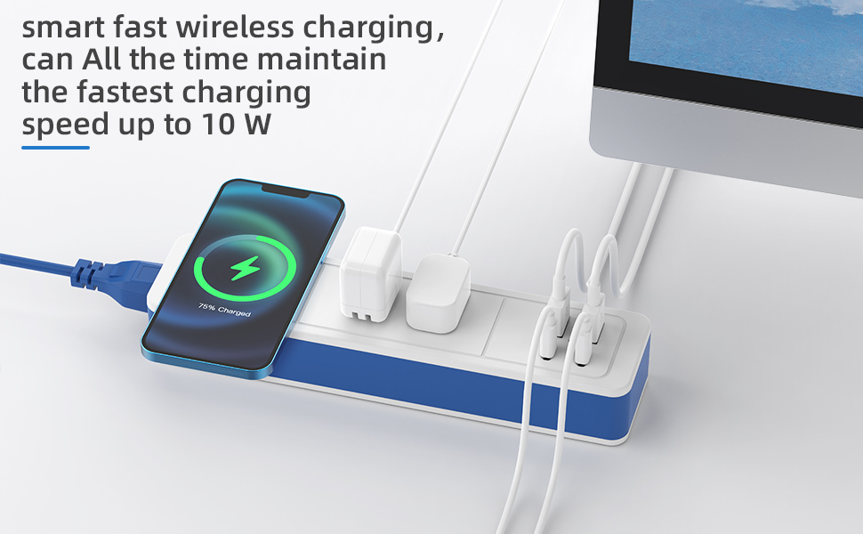smart fast wireless charging,can All the time maintain the fastest charging speed up to 10 W