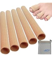 Chiroplax Toe Tubes Sleeves Protectors Cushions Fabric &amp; Gel Lining Finger Toe Separator Tubing f...