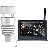 ECOWITT Wittboy Pro Weather Station HP2564, with 7 Inch HP2560 TFT Display Console and WS90 Outdo...