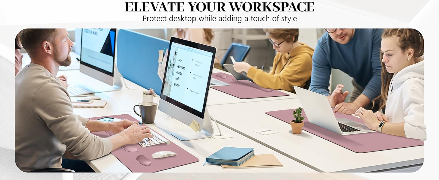 mousepad with wrist rest