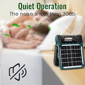 quiet table fan