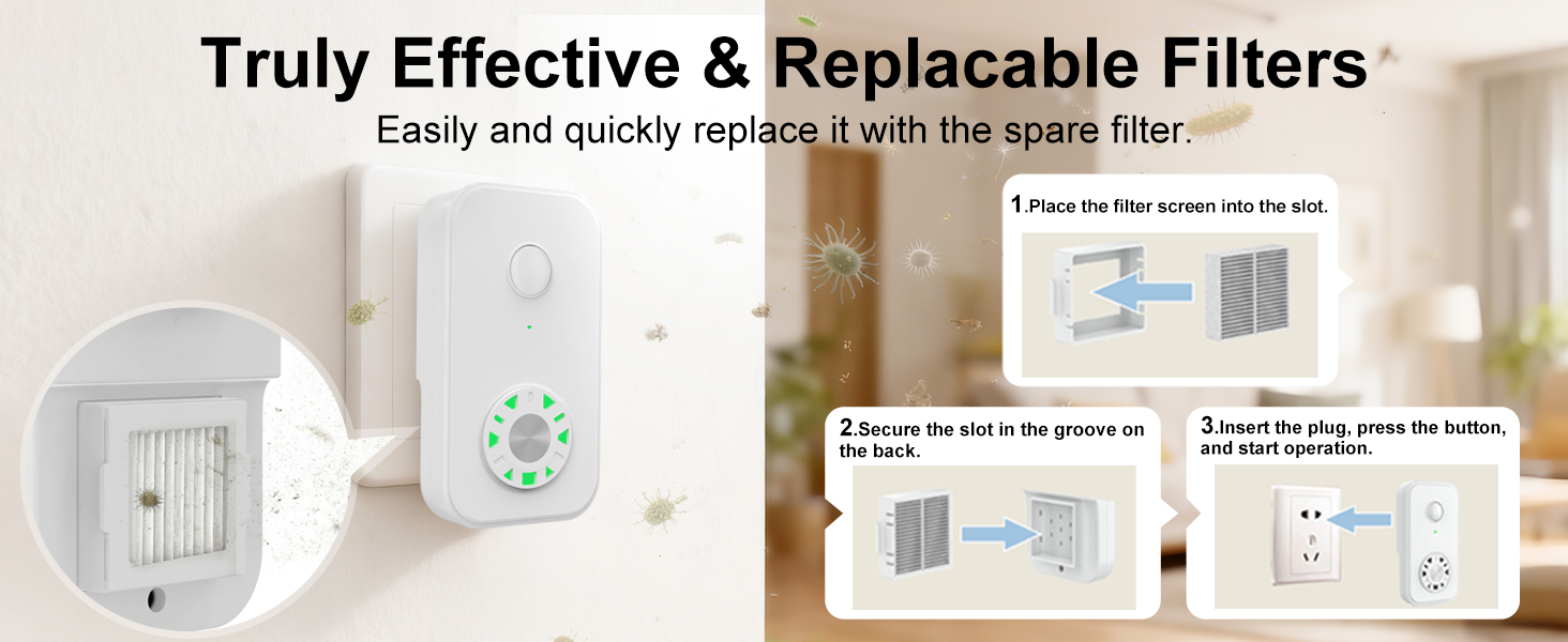 Plug In Ionizer Air Purifier