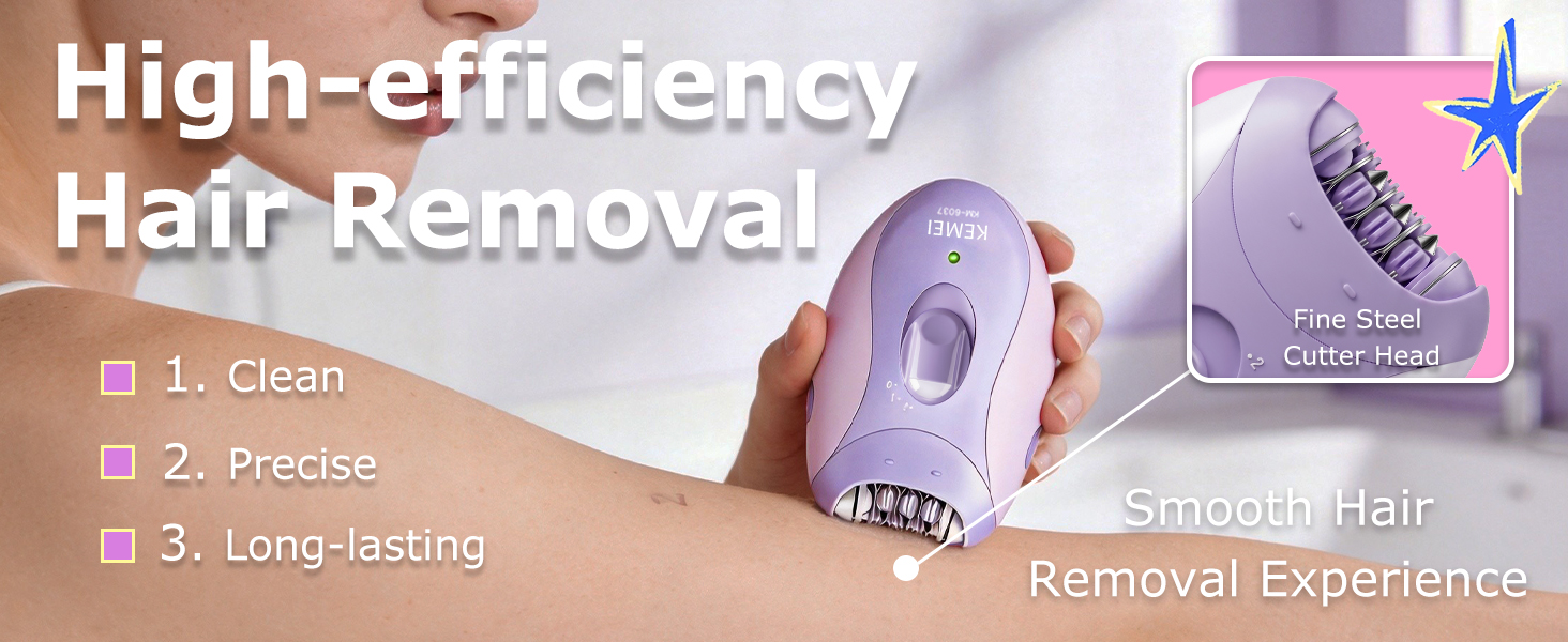 High-efficiency Hair Removal
