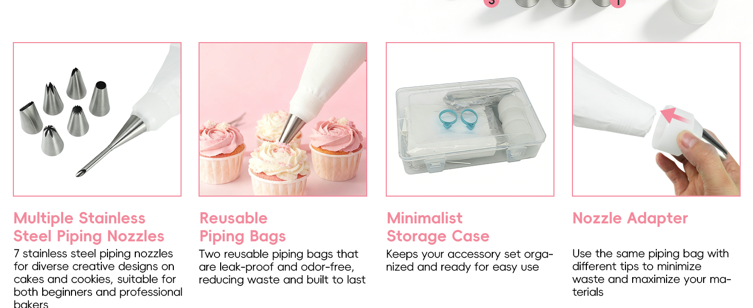 why choose our frosting piping kit