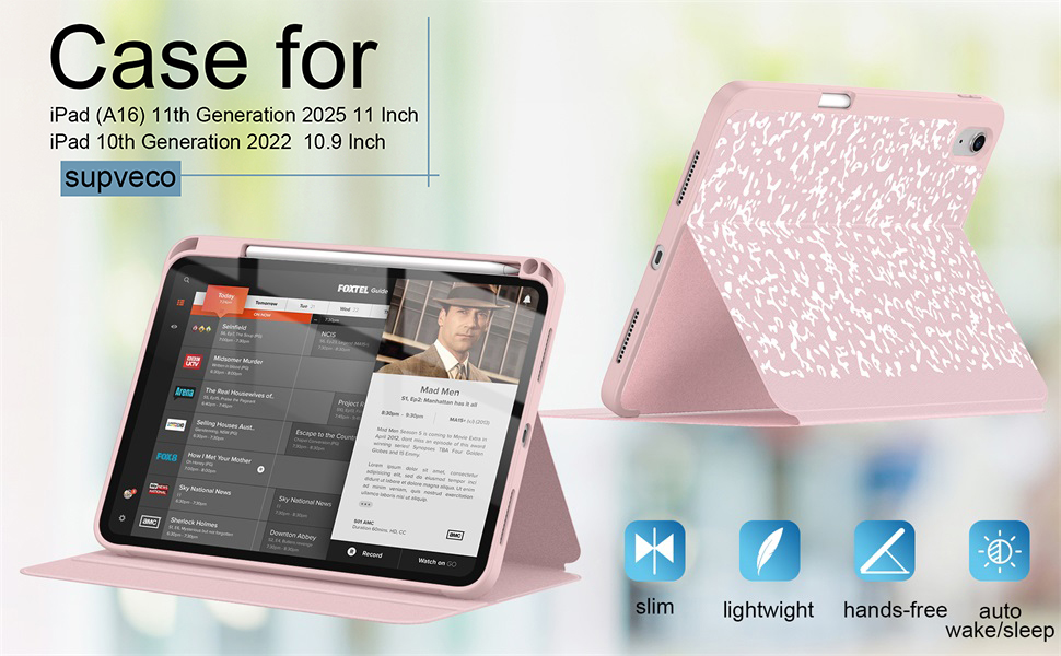 ipad a16 case ipad 11th 10th generation case ipad 10.9 inch case ipad 2022 case with pencil holder