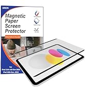 Magnetic Paper Screen Protector for iPad A16 11th 2025/10th Gen 2022(10.9-inch), Matte Detachable...