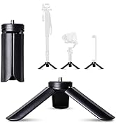 LUXCEO Mini Tripod, Desktop Tabletop Stand Compact Tripod with 1/4" Thread for Cameras, Photodrao...