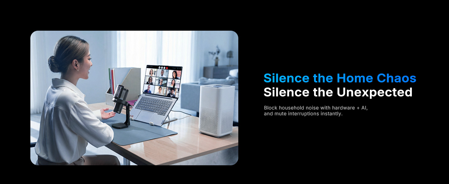 wireless gaming streaming microphone for pc DGM20W