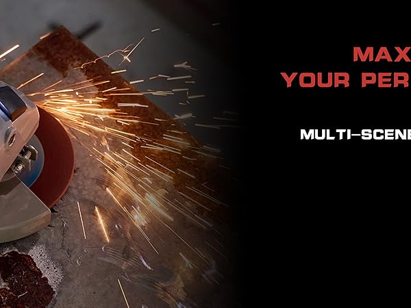 Angle grinder cordless battery lithium brushless motor cutting grinding cut tool power wood metal