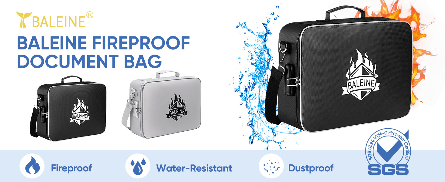 fireproof document bag