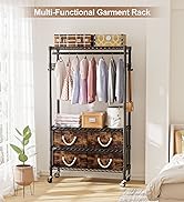 Clothing Racks with Drawers
