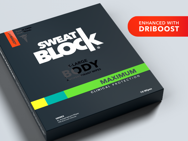 SweatBlock XL Wipes