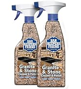 Bar Keepers Friend Granite &amp; Stone Cleaner &amp; Polish (25.4 oz) Granite Cleaner for Use on Natural,...